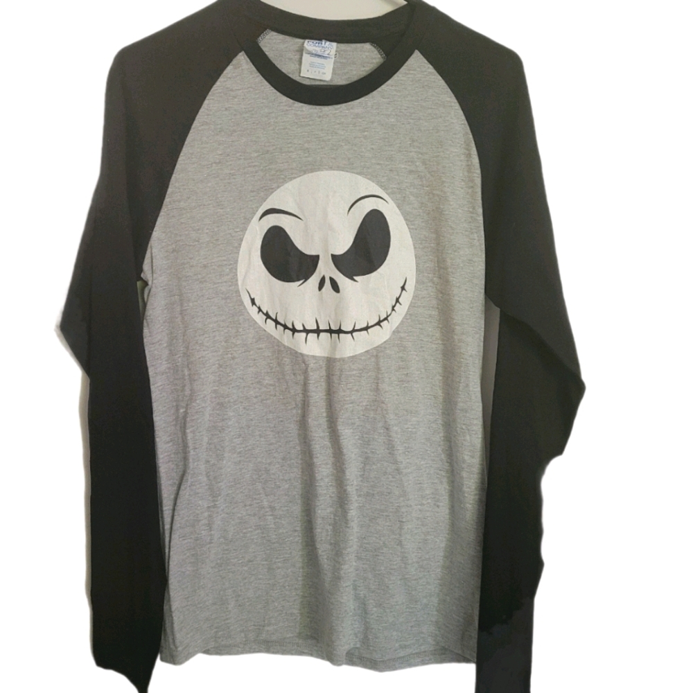 Jack Skellington men's raglan shirt